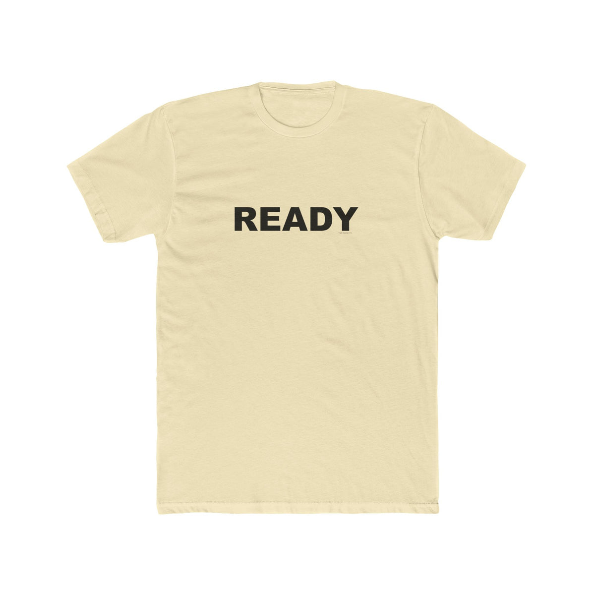 READY: Unisex Cotton Crew Tee