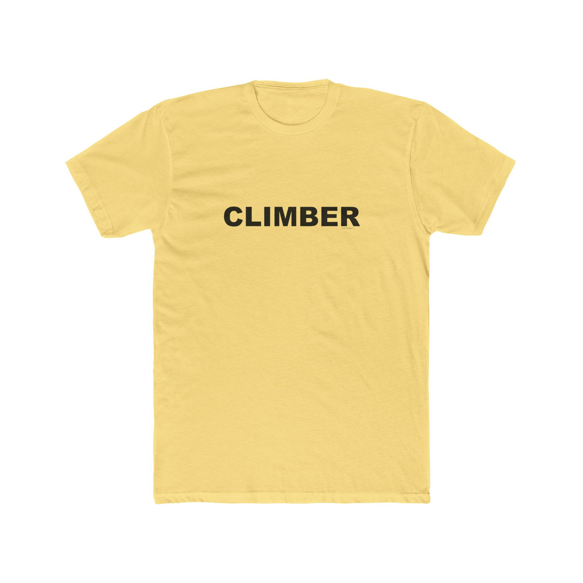 CLIMBER: Unisex Cotton Crew Tee