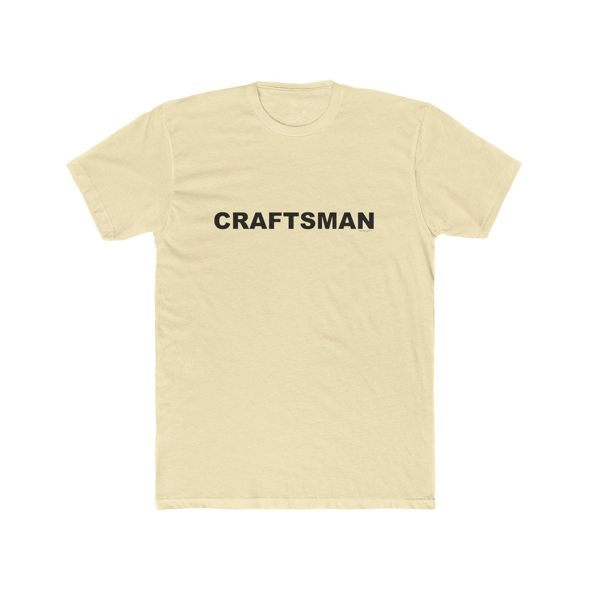 CRAFTSMAN: Unisex Cotton Crew Tee