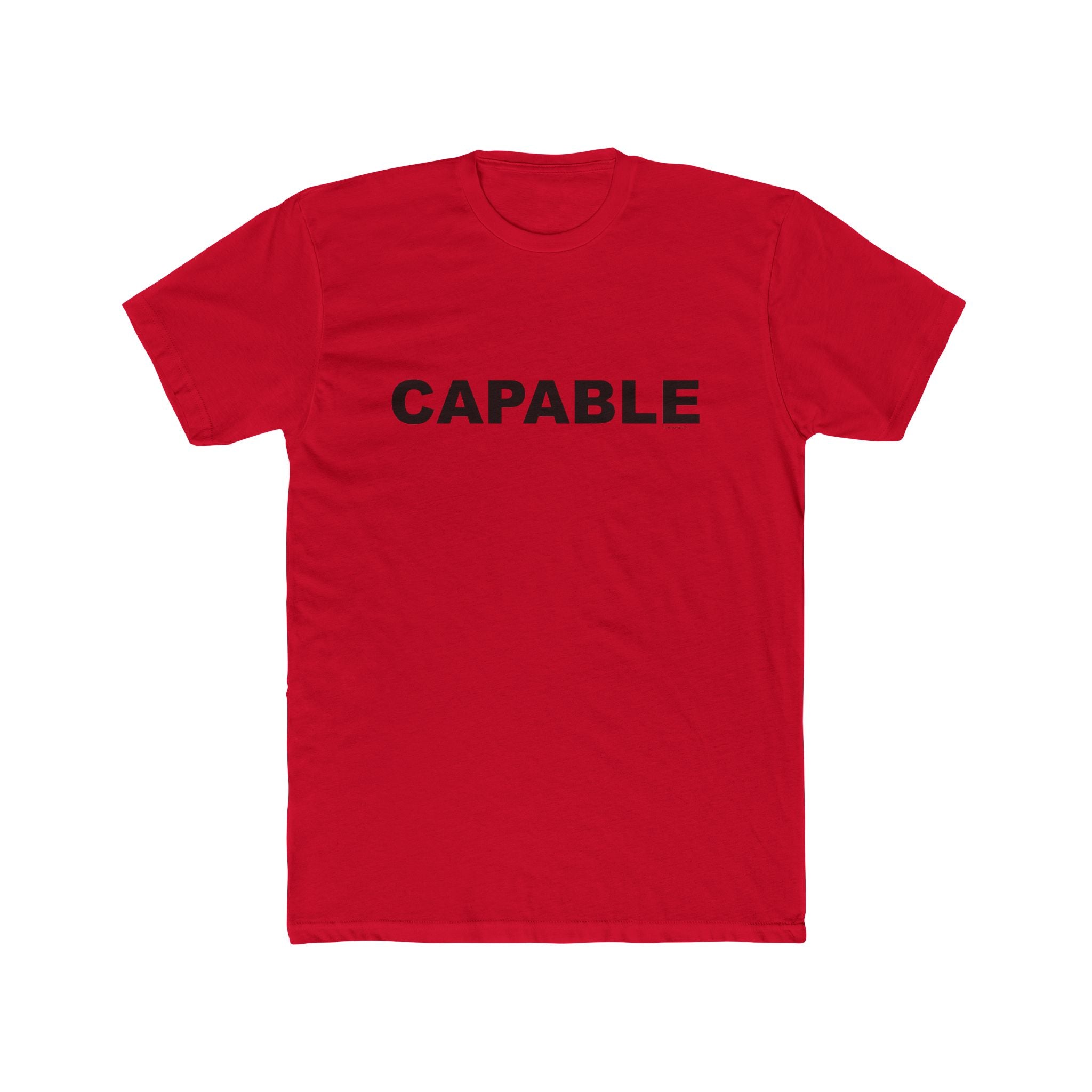CAPABLE: Unisex Cotton Crew Tee