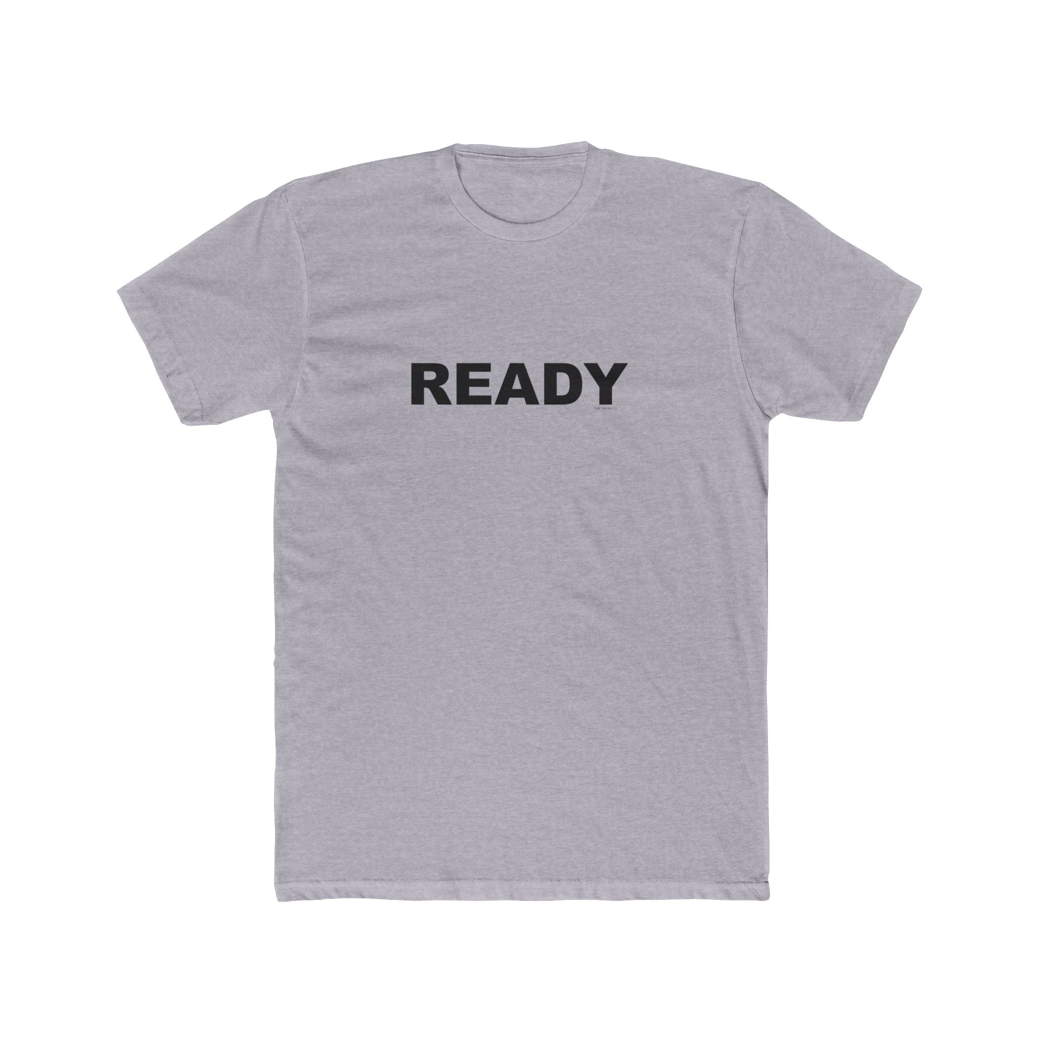 READY: Unisex Cotton Crew Tee