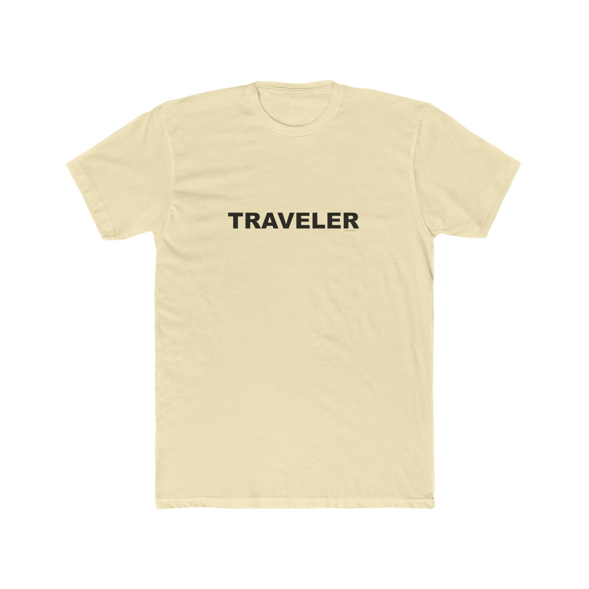 TRAVELER: Unisex Cotton Crew Tee