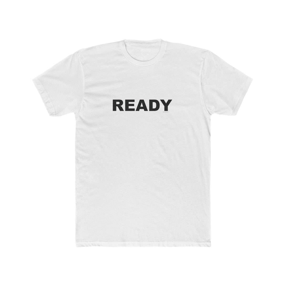 READY: Unisex Cotton Crew Tee