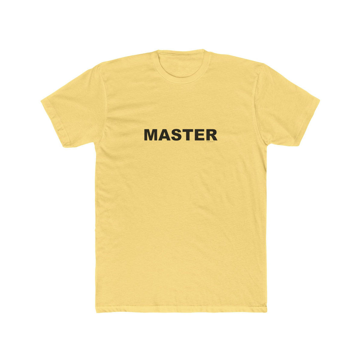 MASTER: Unisex Cotton Crew Tee