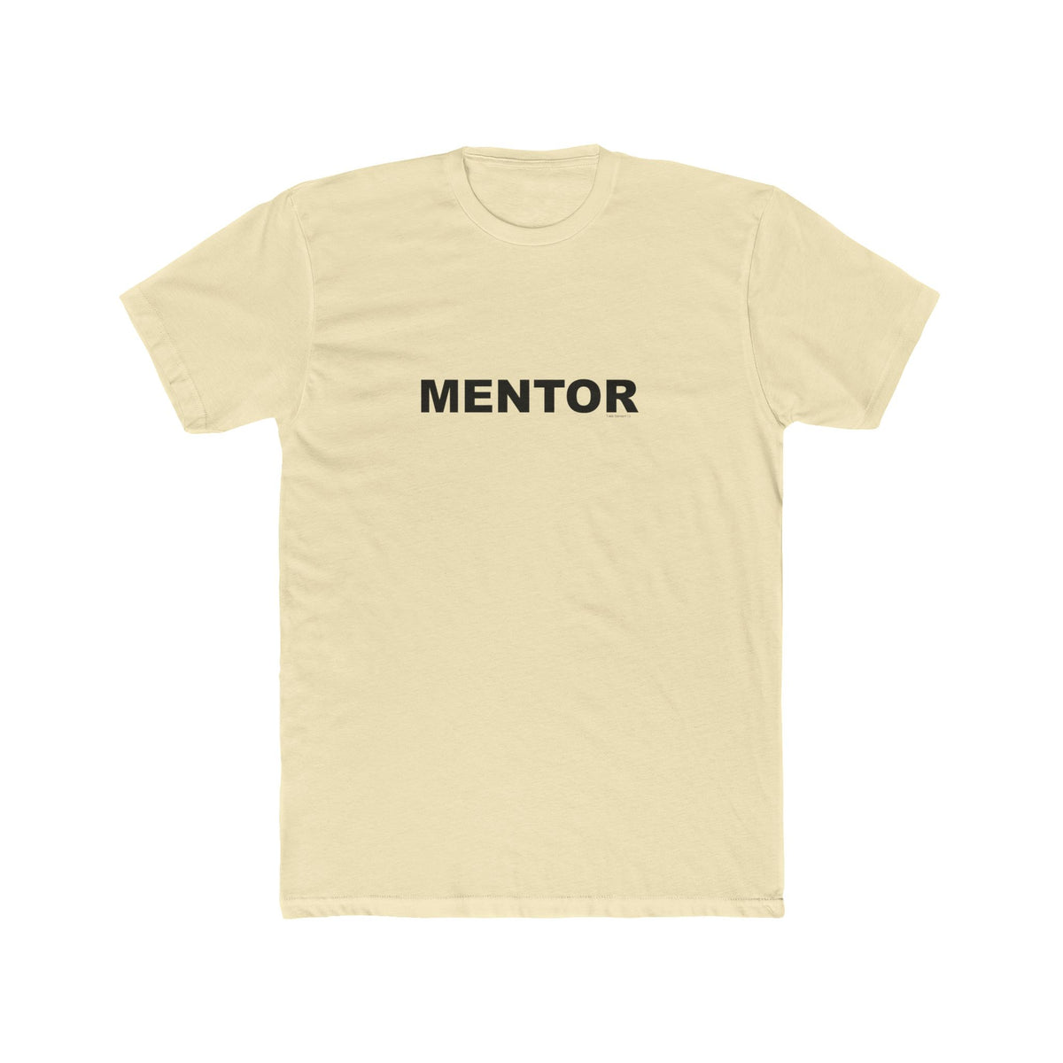 MENTOR: Unisex Cotton Crew Tee