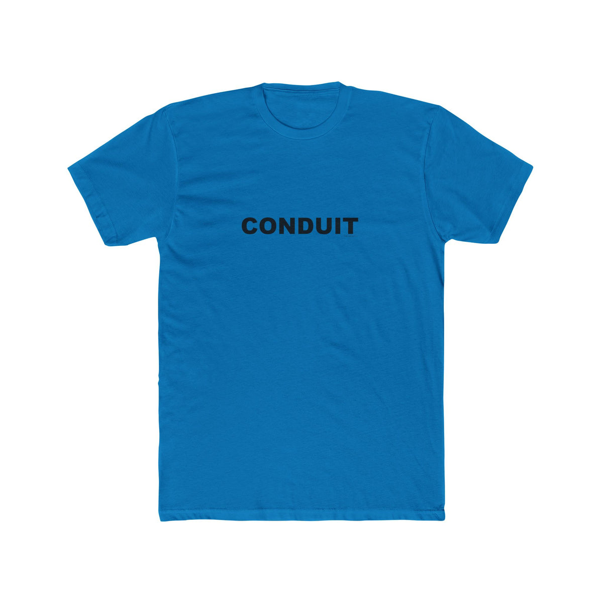 CONDUIT: Unisex Cotton Crew Tee