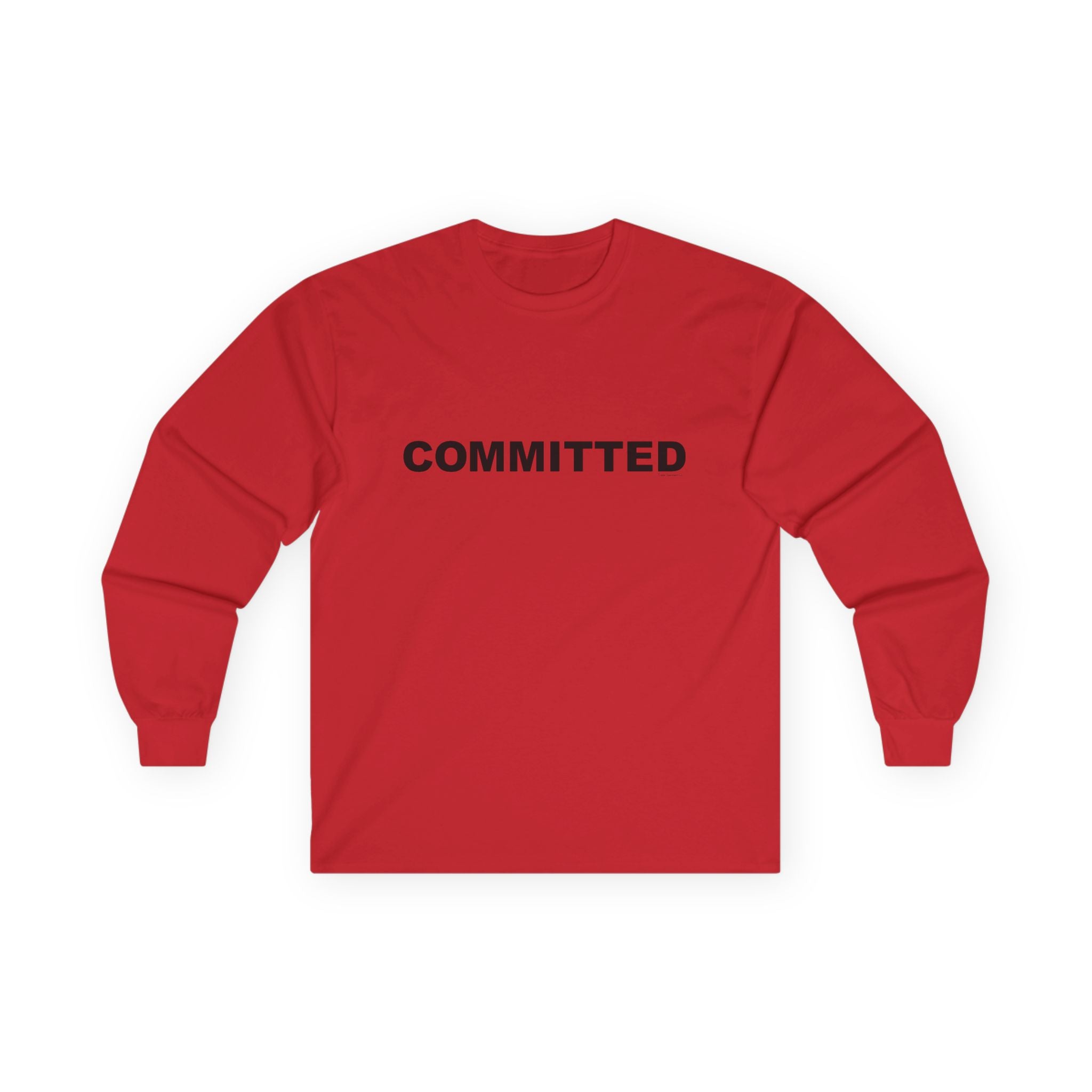 Copy of COMMITTED: Unisex Ultra Cotton Long Sleeve Tee