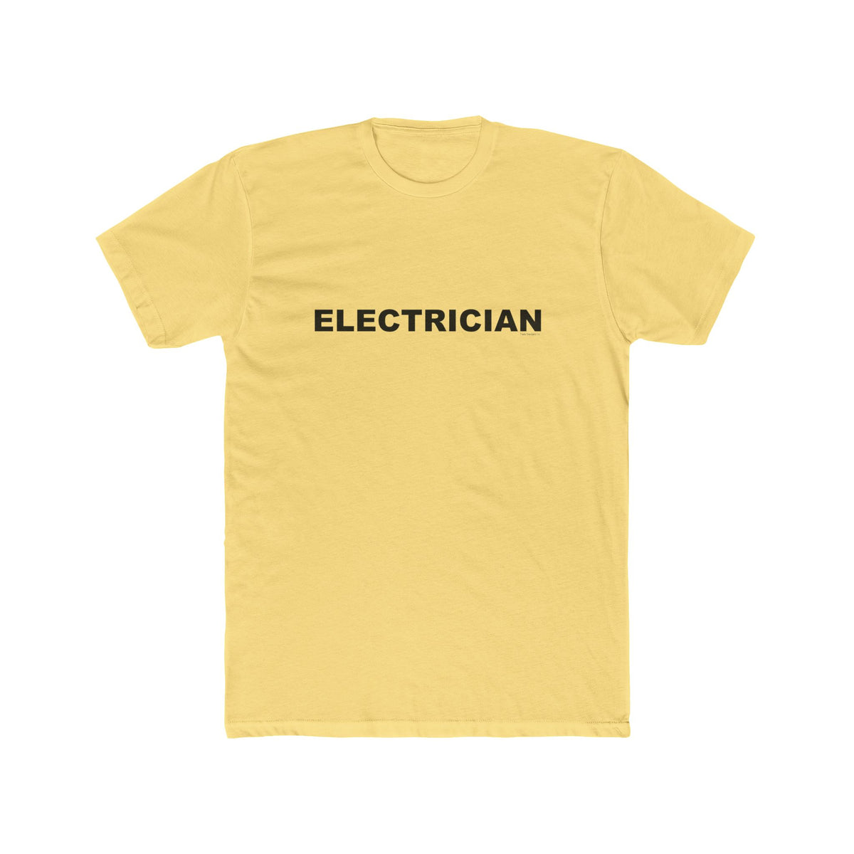 ELECTRICIAN: Unisex Cotton Crew Tee