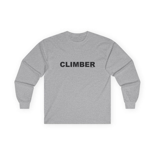 CLIMBER: Unisex Ultra Cotton Long Sleeve Tee