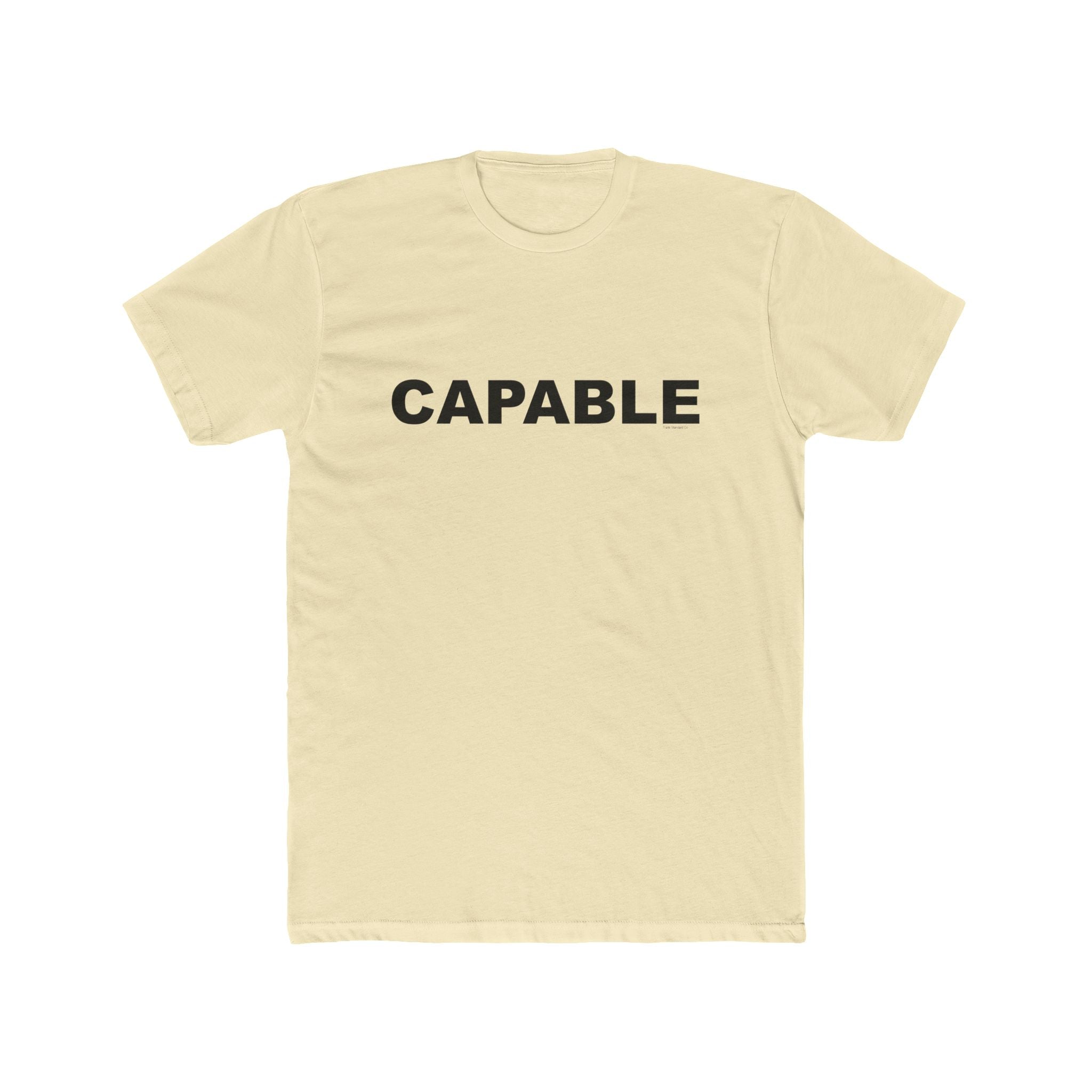 CAPABLE: Unisex Cotton Crew Tee