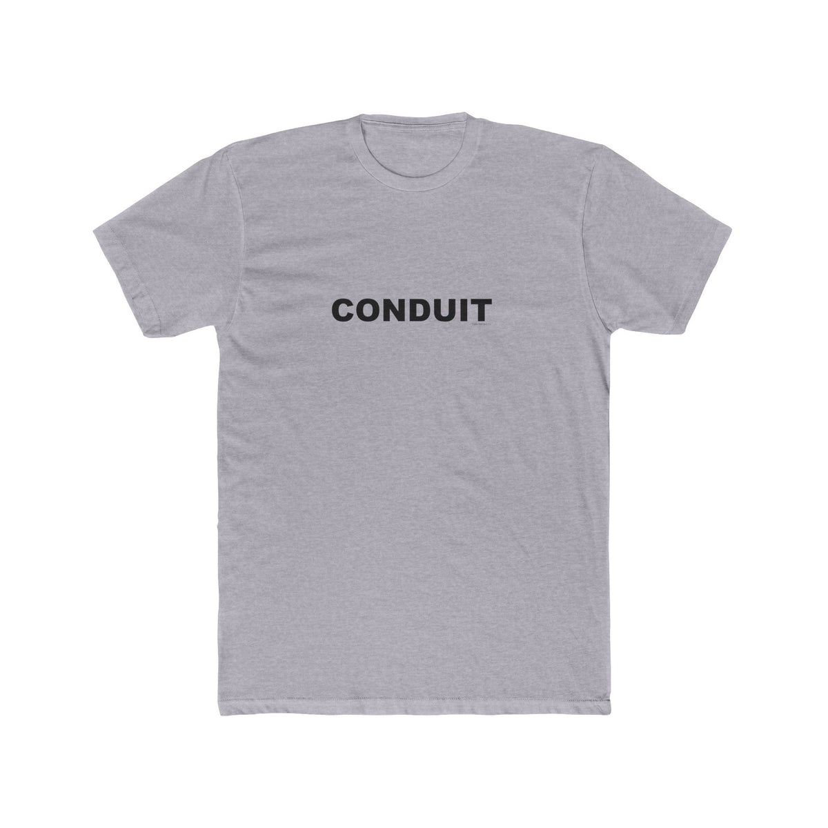 CONDUIT: Unisex Cotton Crew Tee