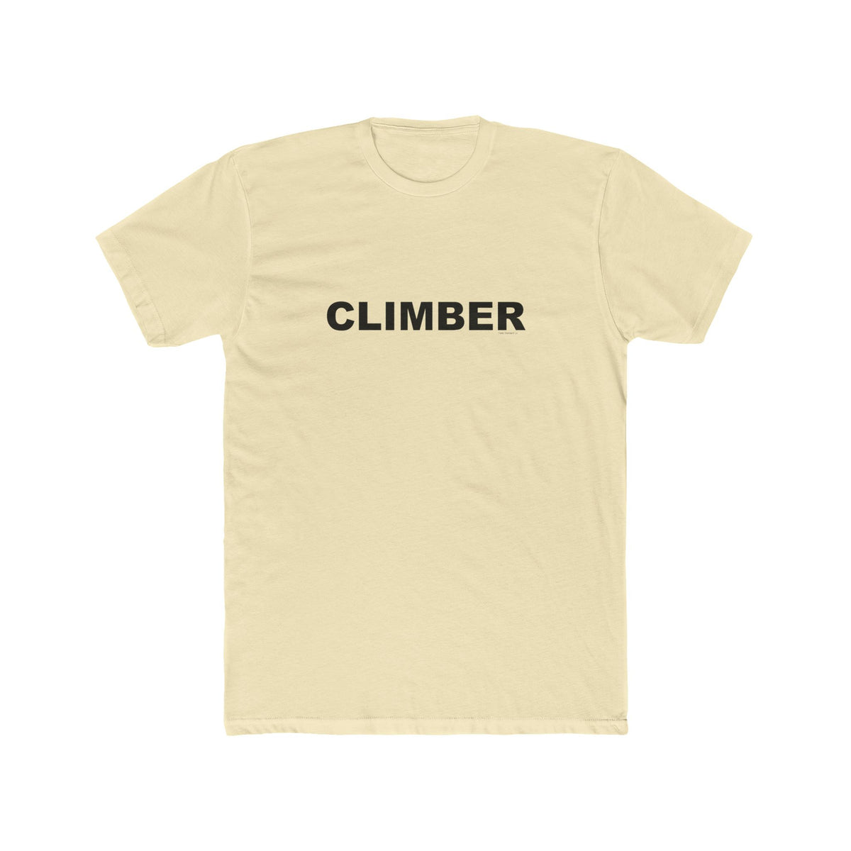CLIMBER: Unisex Cotton Crew Tee