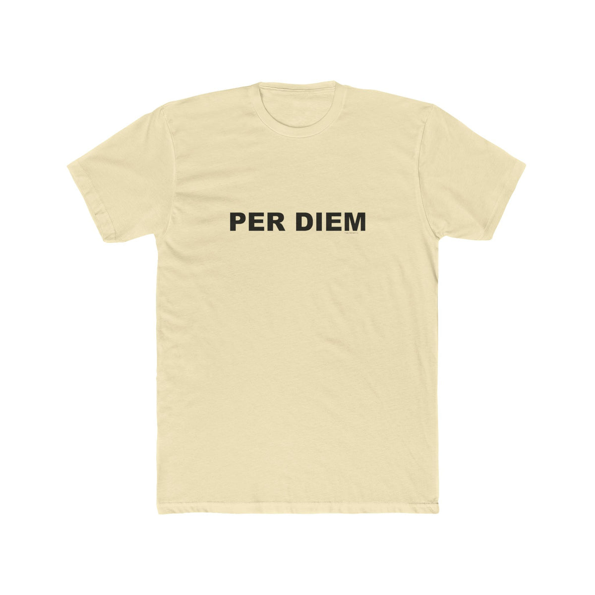 PER DIEM: Unisex Cotton Crew Tee