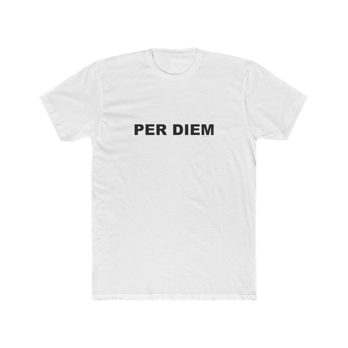 PER DIEM: Unisex Cotton Crew Tee