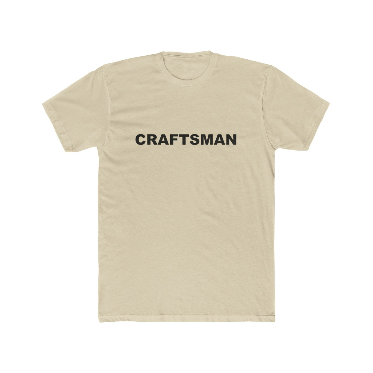 CRAFTSMAN: Unisex Cotton Crew Tee