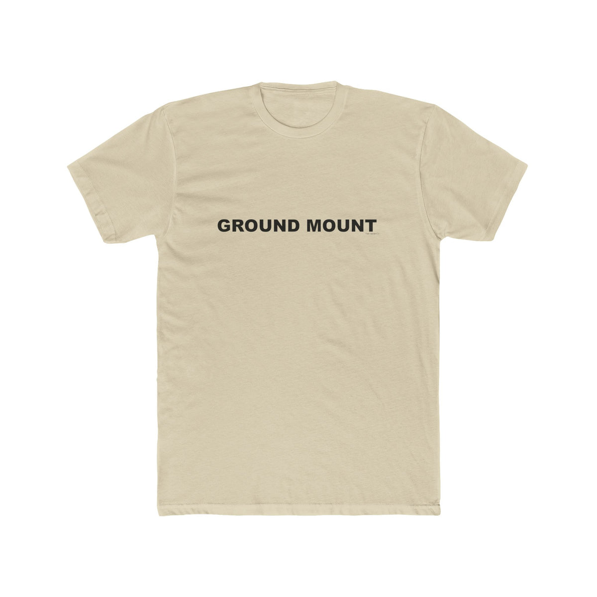 GROUND MOUNT: Unisex Cotton Crew Tee