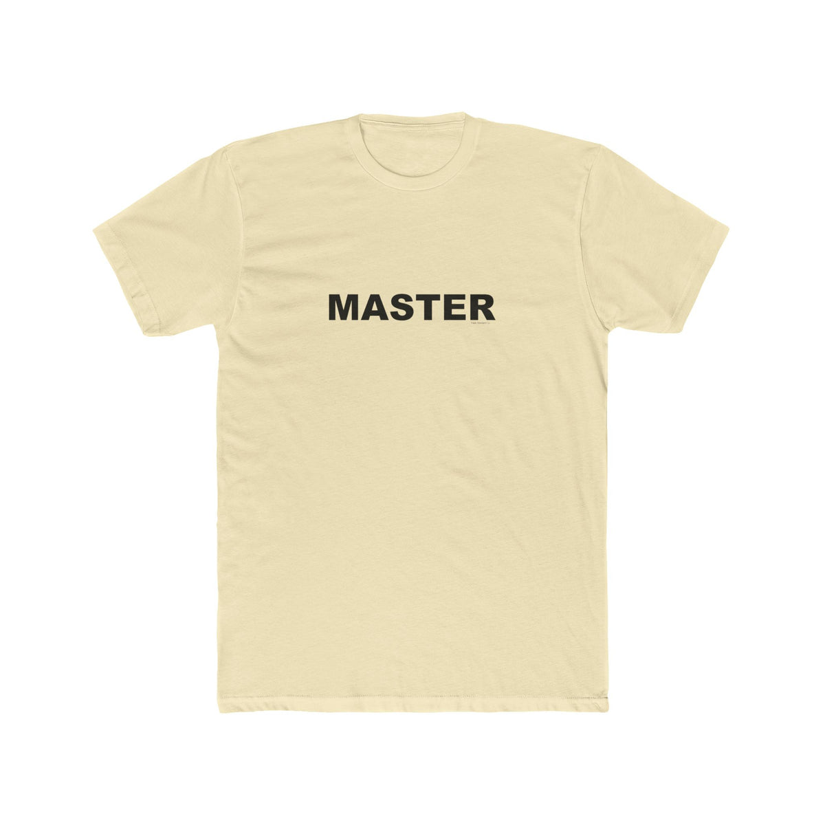 MASTER: Unisex Cotton Crew Tee