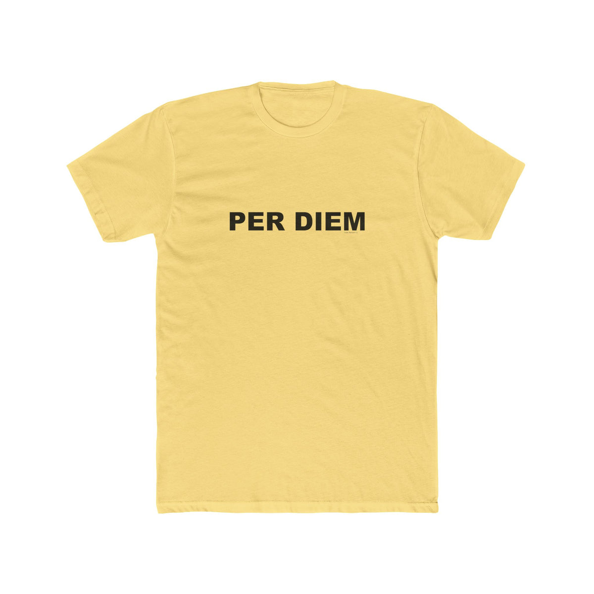 PER DIEM: Unisex Cotton Crew Tee