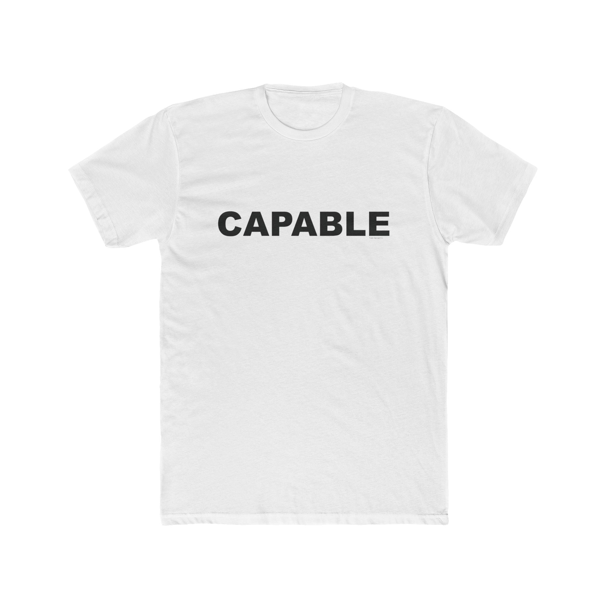 CAPABLE: Unisex Cotton Crew Tee