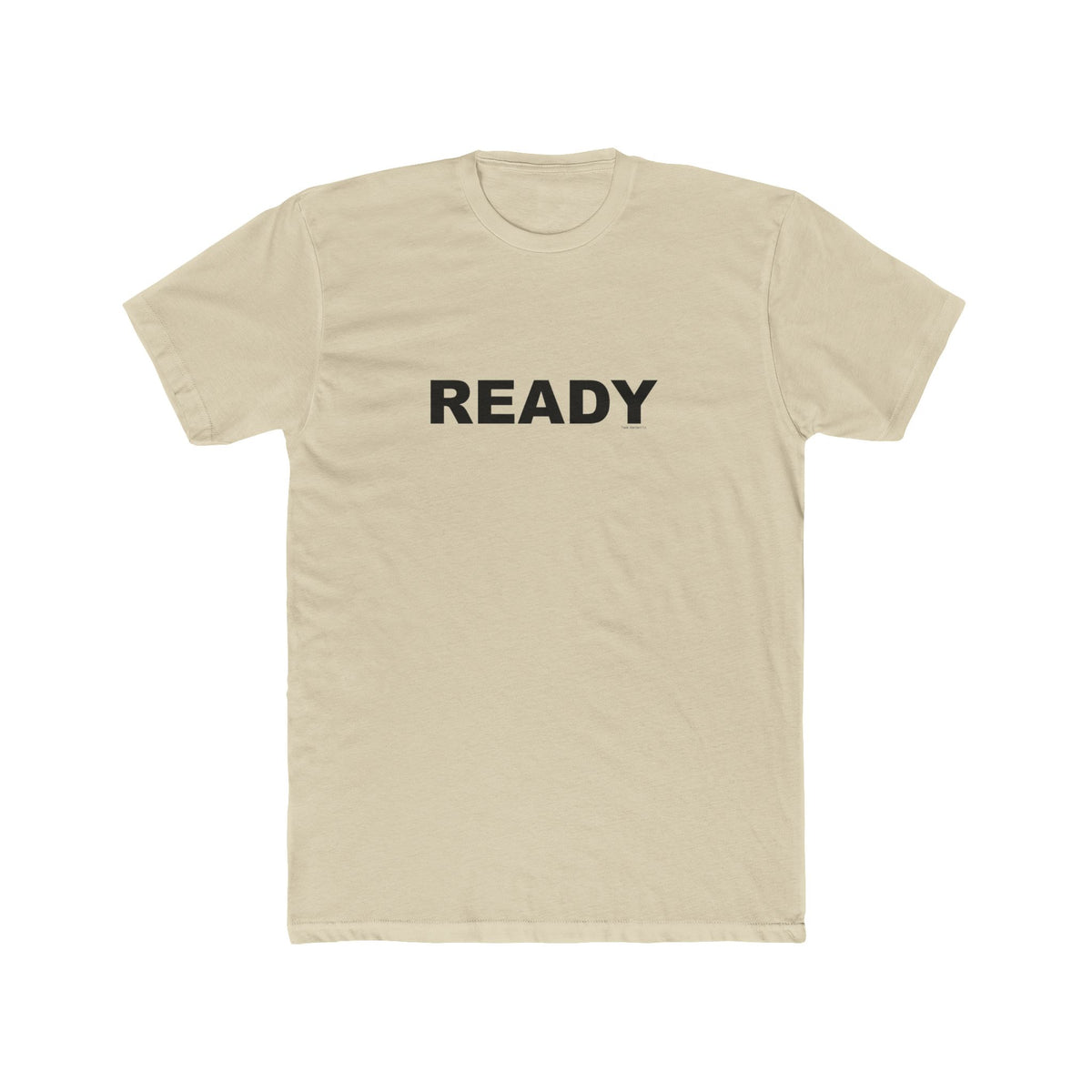 READY: Unisex Cotton Crew Tee