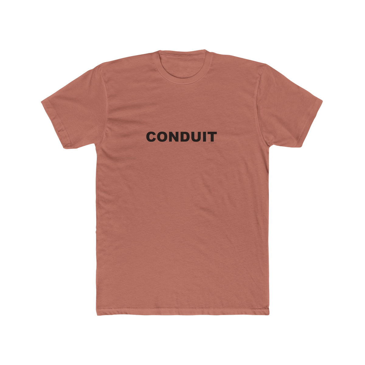 CONDUIT: Unisex Cotton Crew Tee