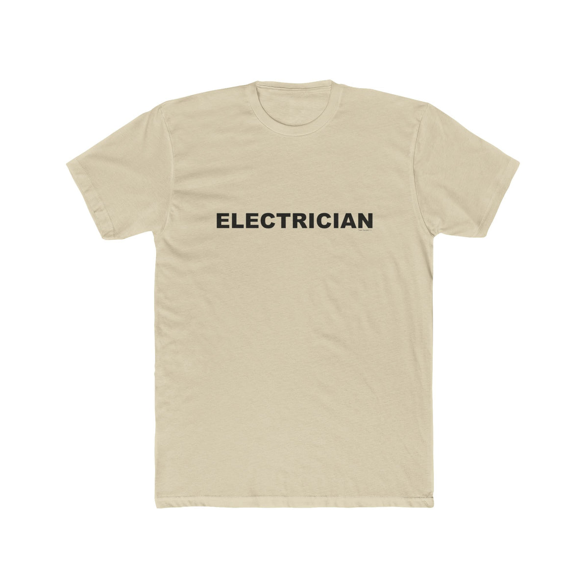 ELECTRICIAN: Unisex Cotton Crew Tee