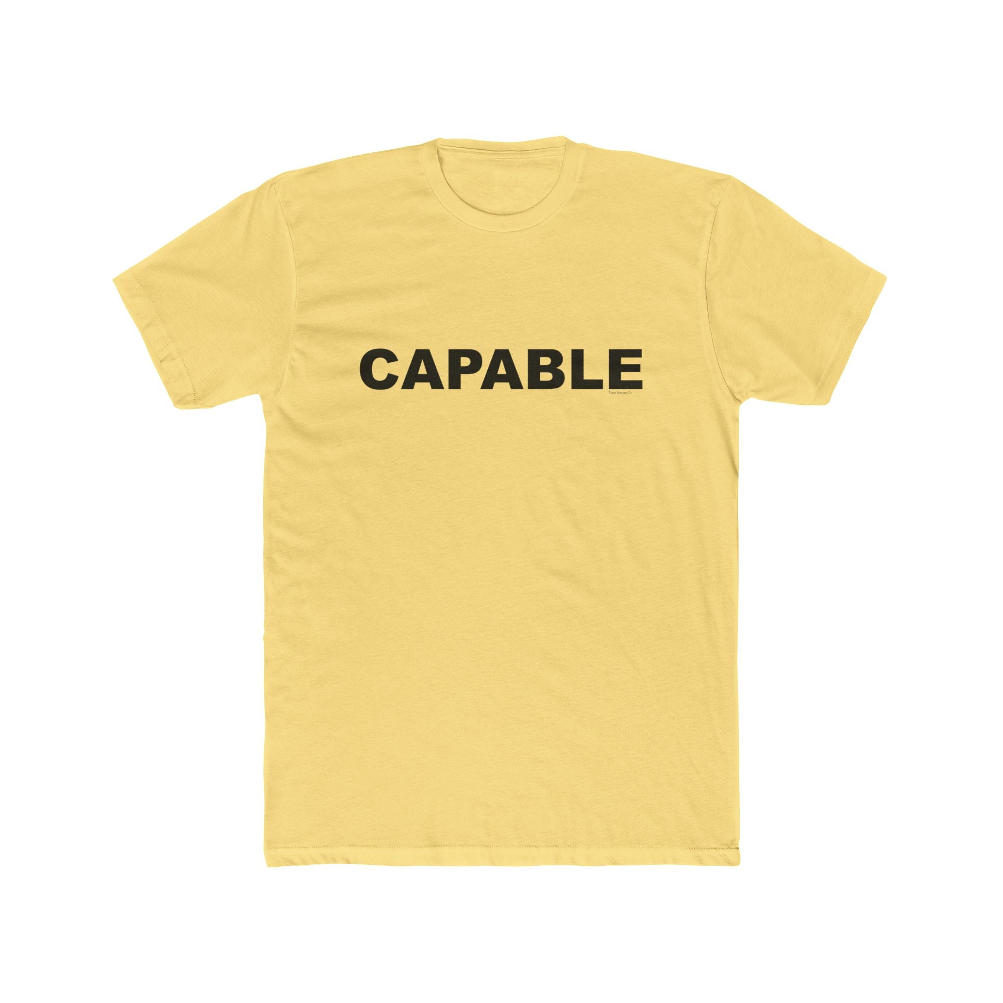 CAPABLE: Unisex Cotton Crew Tee