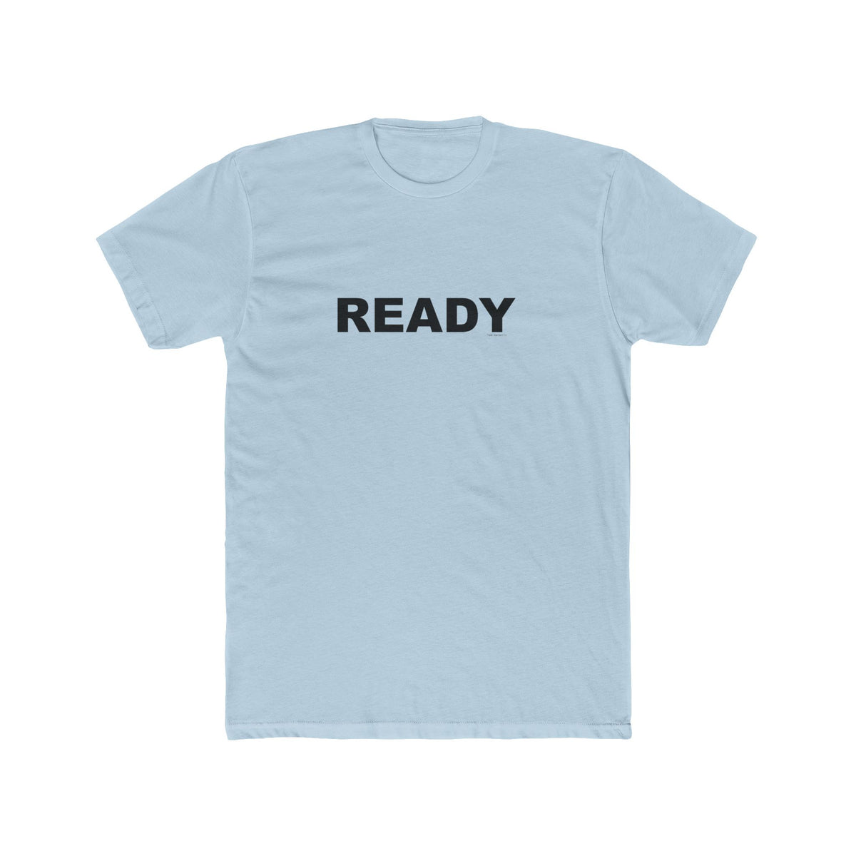READY: Unisex Cotton Crew Tee
