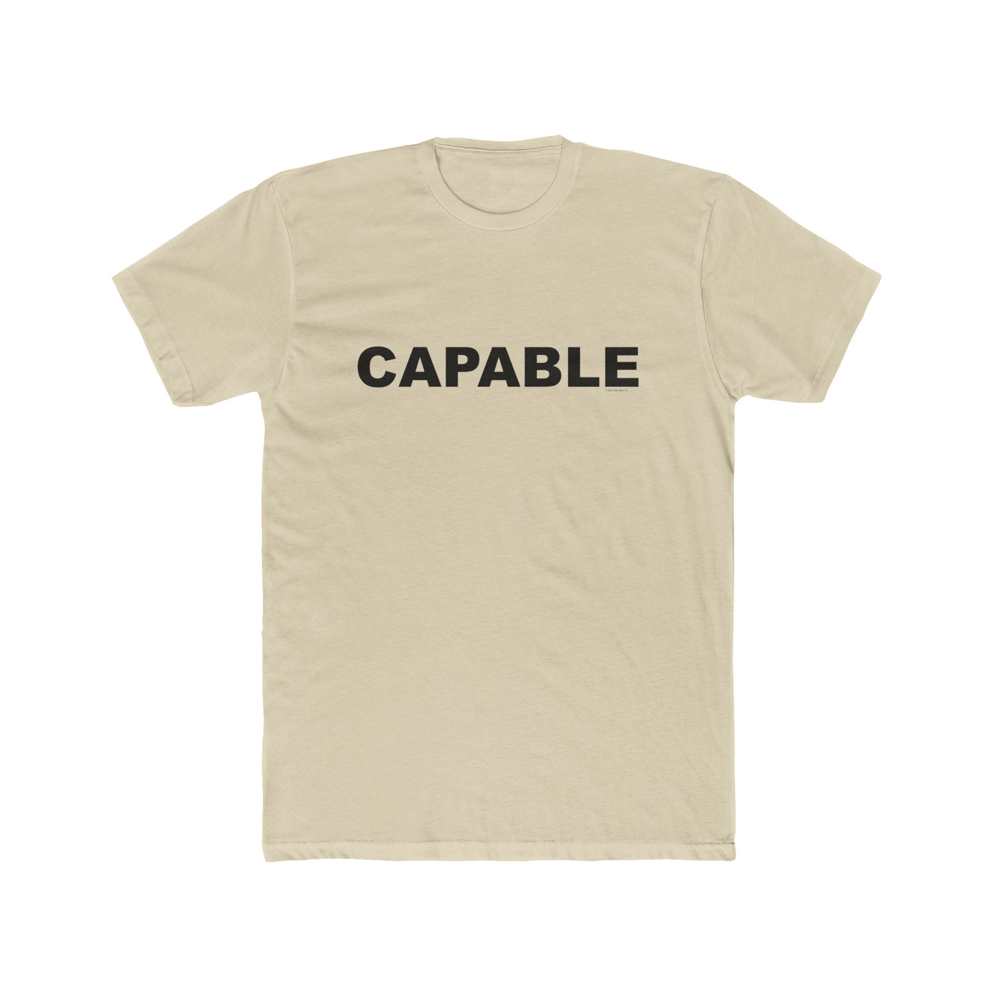 CAPABLE: Unisex Cotton Crew Tee