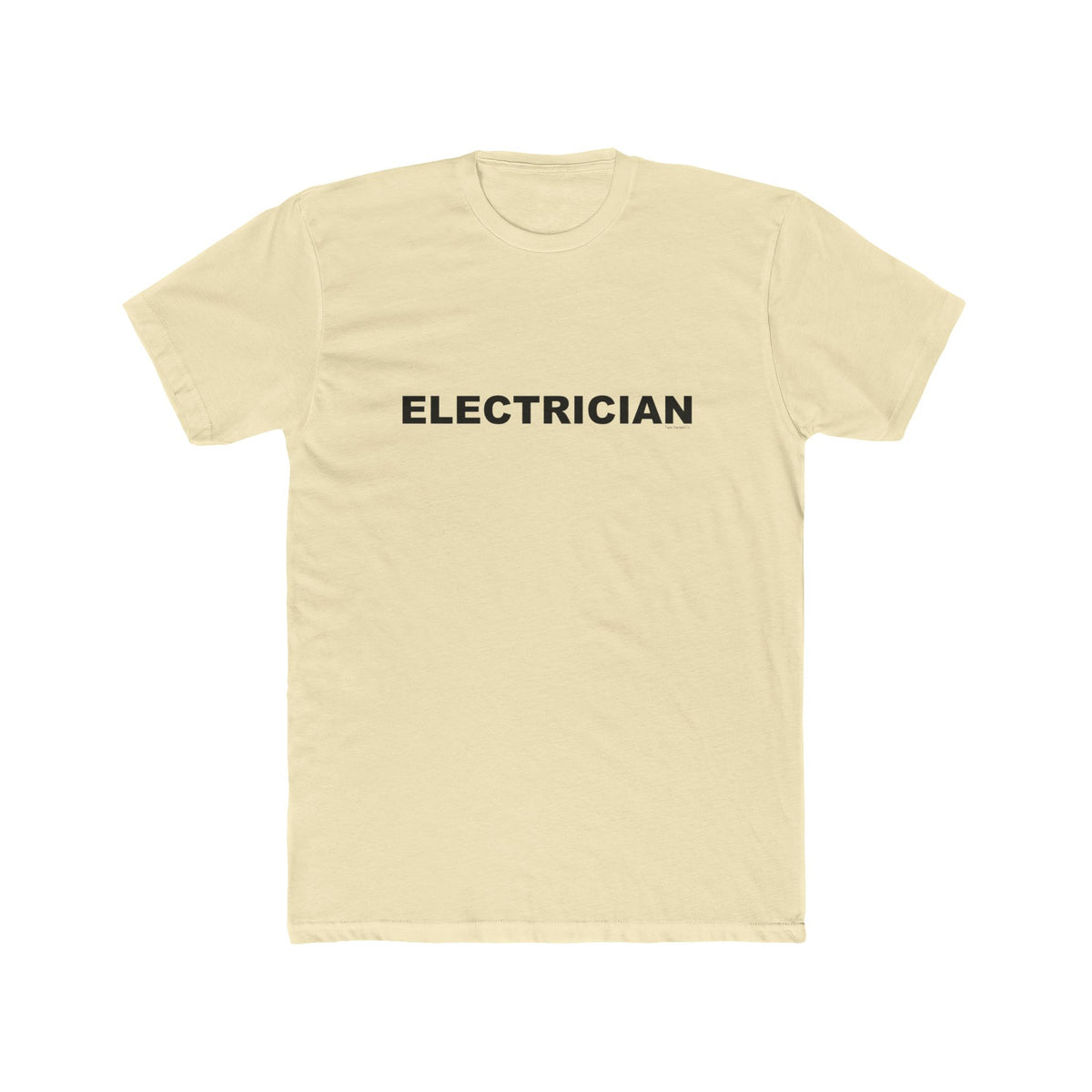 ELECTRICIAN: Unisex Cotton Crew Tee