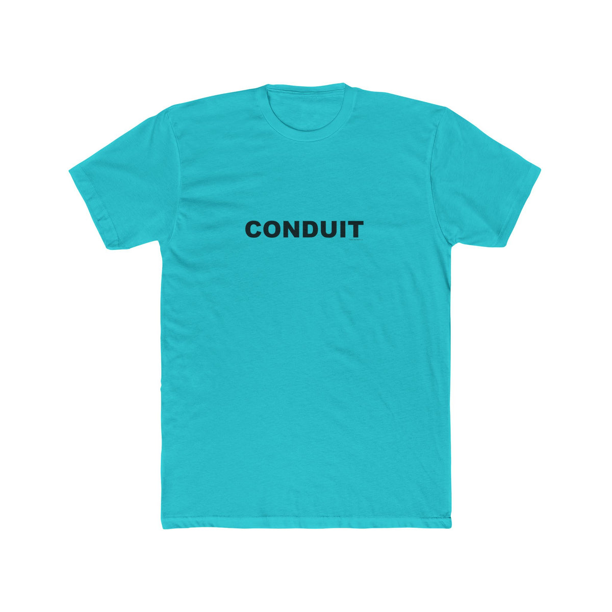 CONDUIT: Unisex Cotton Crew Tee