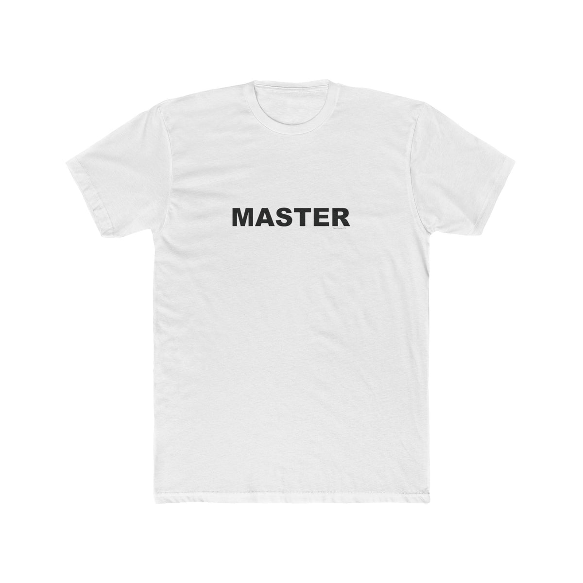 MASTER: Unisex Cotton Crew Tee