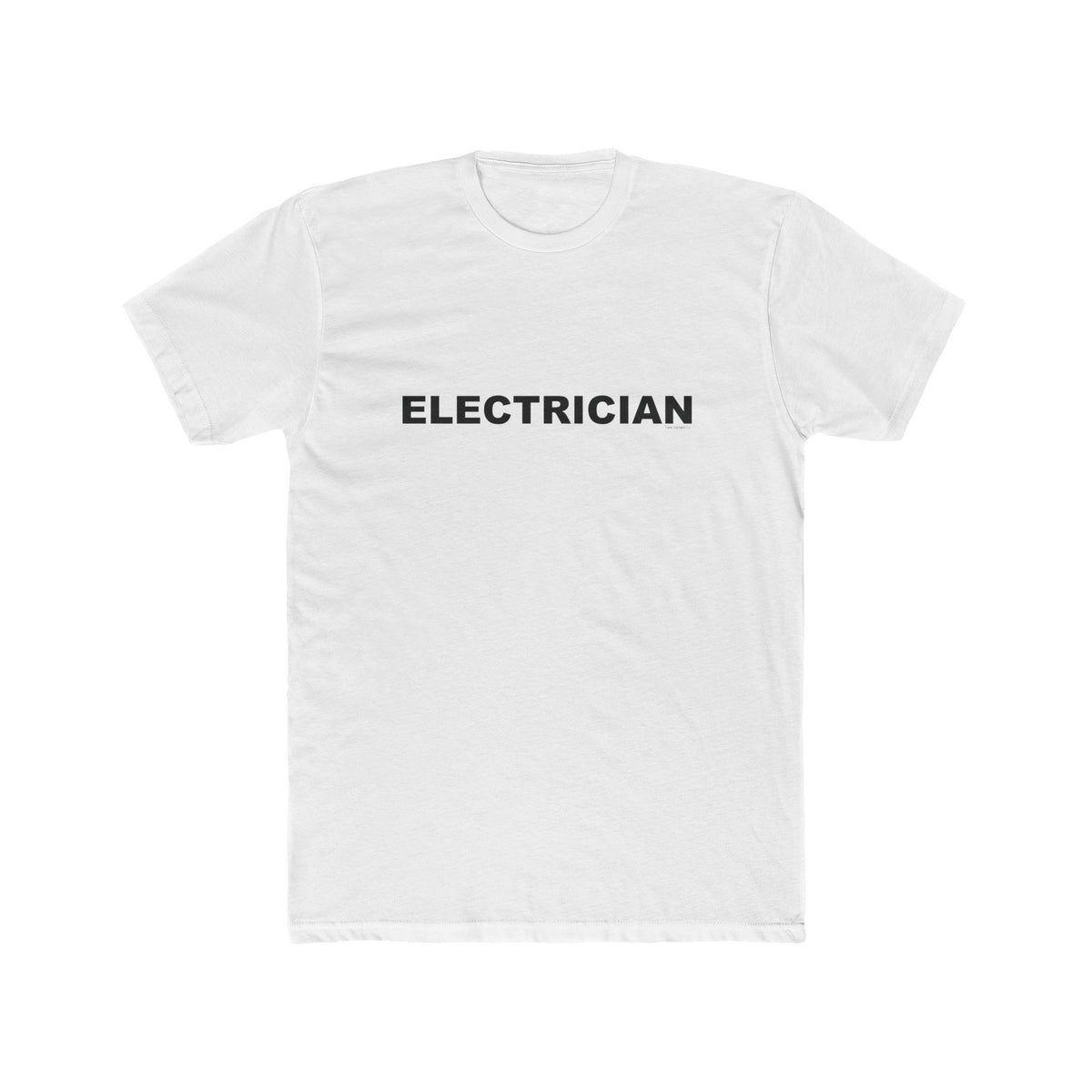 ELECTRICIAN: Unisex Cotton Crew Tee