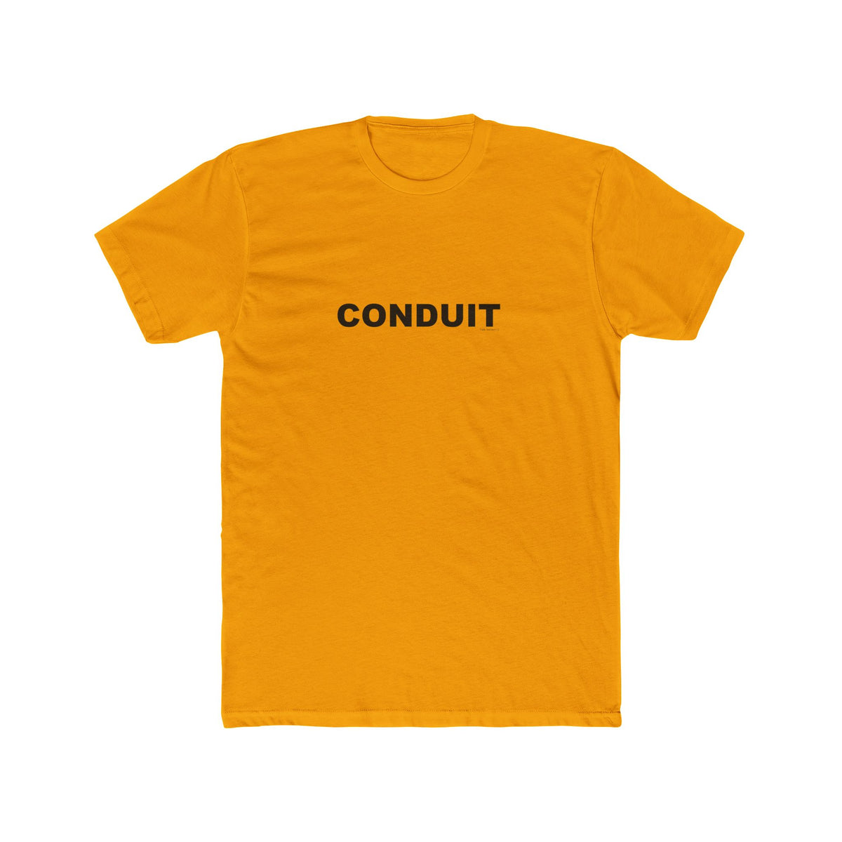 CONDUIT: Unisex Cotton Crew Tee