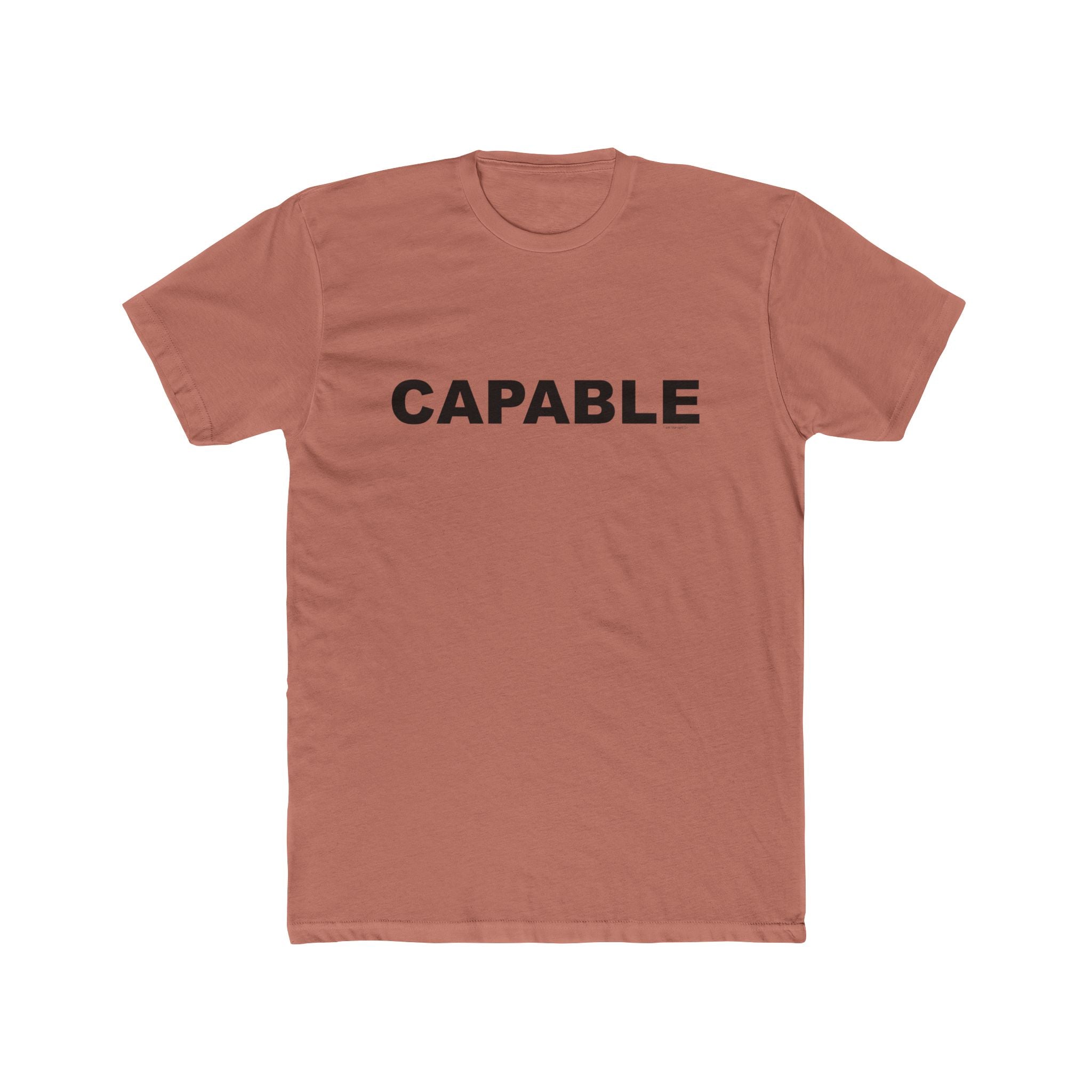 CAPABLE: Unisex Cotton Crew Tee