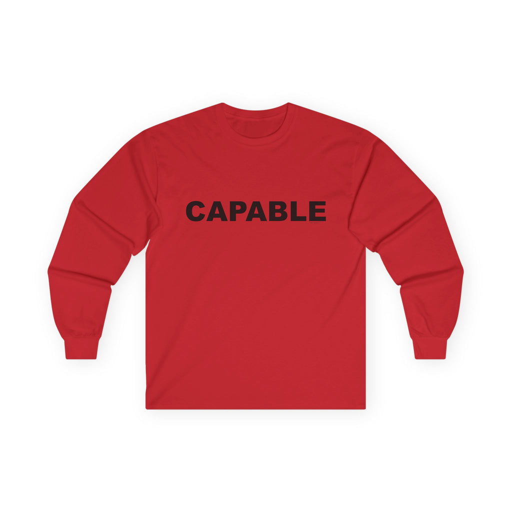 CAPABLE: Unisex Ultra Cotton Long Sleeve Tee