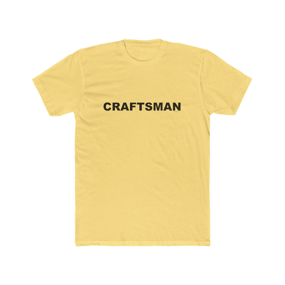 CRAFTSMAN: Unisex Cotton Crew Tee