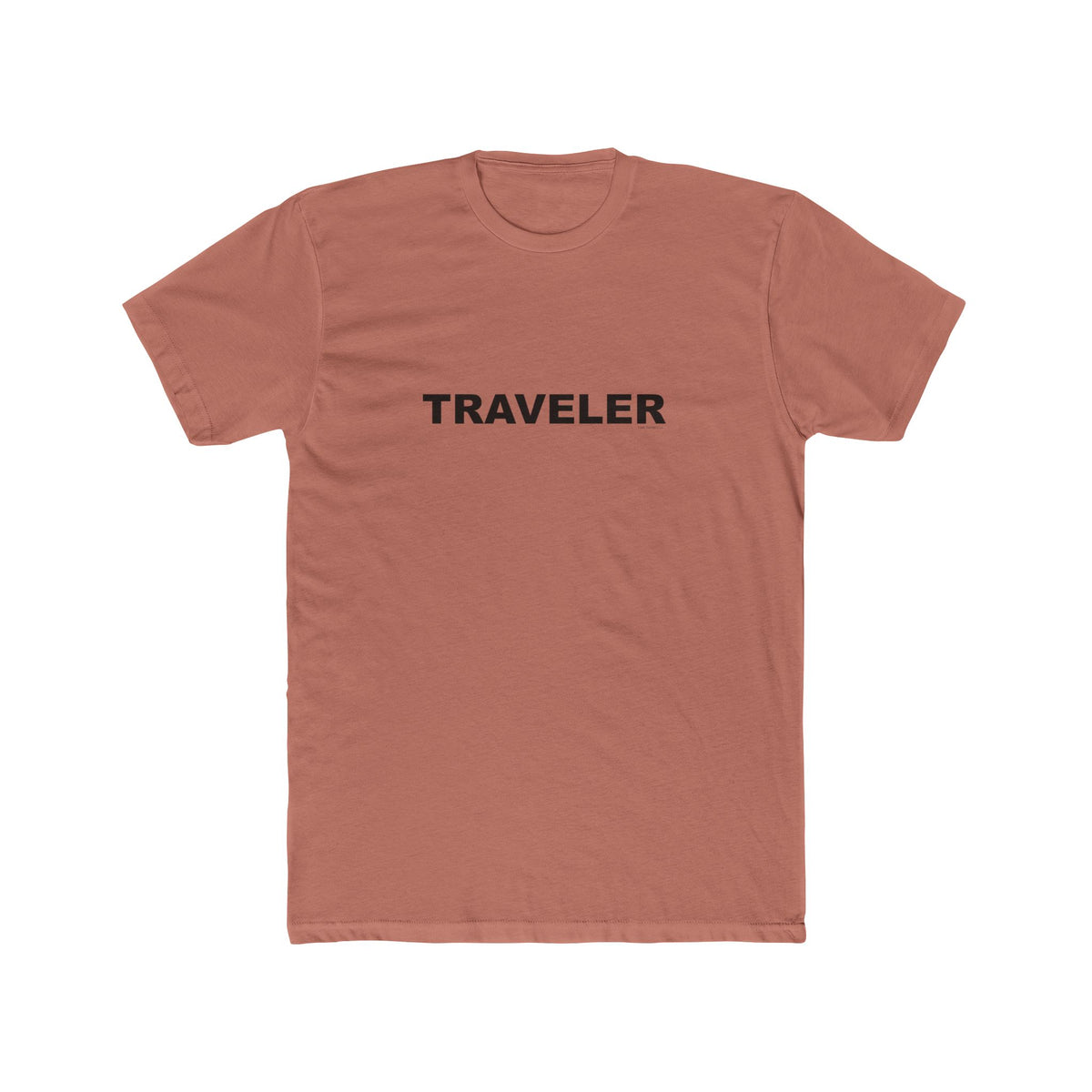 TRAVELER: Unisex Cotton Crew Tee
