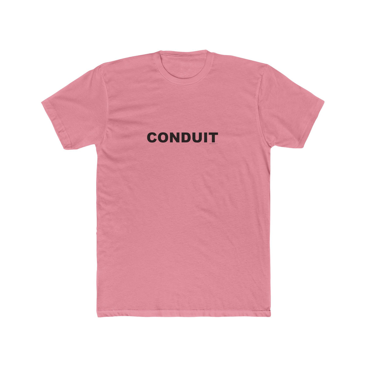 CONDUIT: Unisex Cotton Crew Tee