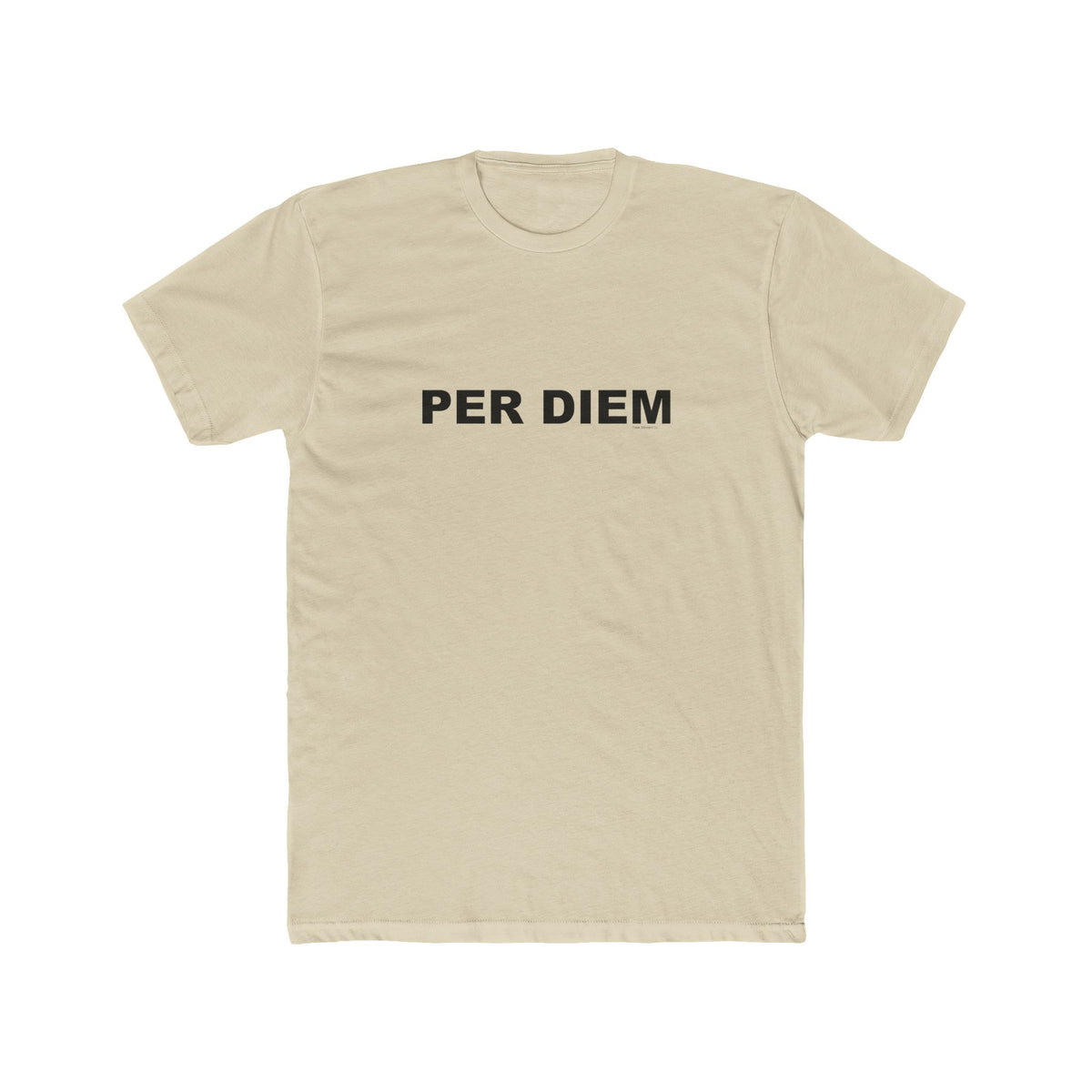PER DIEM: Unisex Cotton Crew Tee
