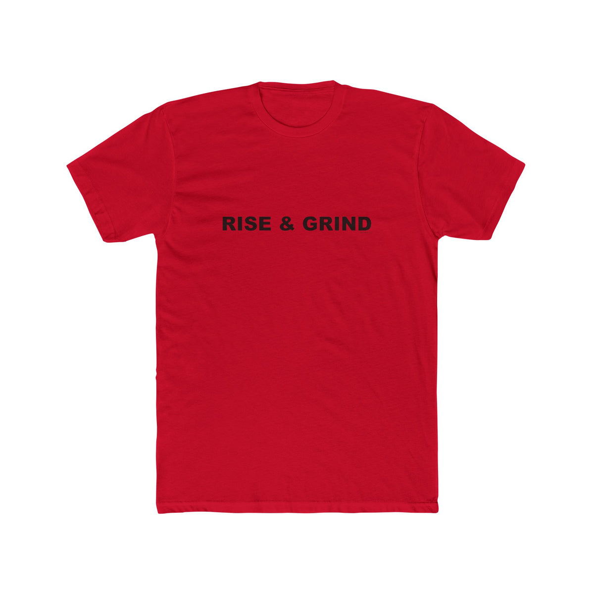 RISE & GRIND: Unisex Cotton Crew Tee