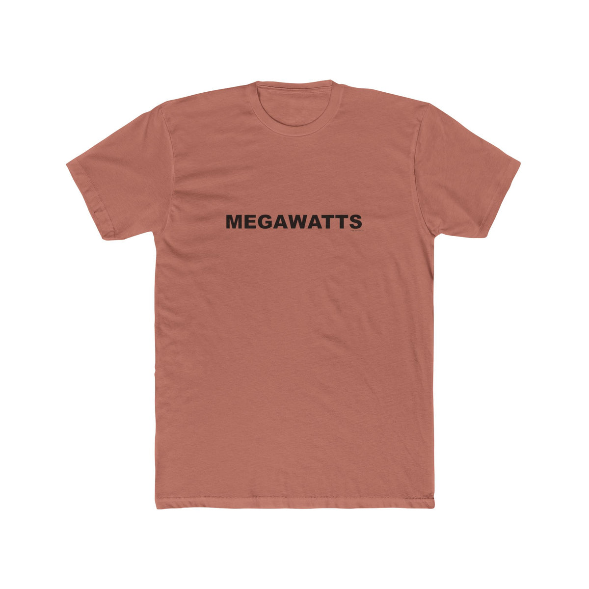 MEGAWATTS: Unisex Cotton Crew Tee